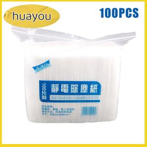 huayou 30 100Pcs Of Dust Removal Paper Disposable Household Dust Removal Cloth Electrostatic Mop Pad Floor Tile Floor Cleaning Supplies