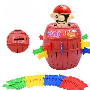 ของเล่น เกมโจรสลัด เกมเสียบถังโจรสลัดขนาดใหญ่เป็นกระปุกออมสินในตัว ของเล่นเด็ก โจรสลัดเสียบถัง Lucky stab black beard