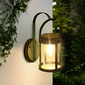 JeeYee Solar LED Wall Light Outdoor Solar Lamp Waterproof Solar Powered Garden Hanging Lantern For Garden Courtyard Patio