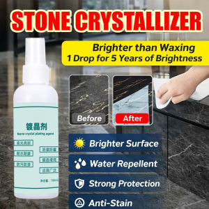 Stone Crystal Coating Agent Enhanced Brightening Crystallizer Universal Stone Crystal Plating Agent Anti Scratch Hydrophobic Polish Coating Spray