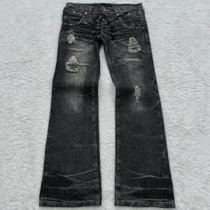 Thời trang đường phố cao cấp đôi eo ren lên micro loe phụ nữ jeans Y2K retro Harajuku rửa thiết kế cho nam giới và phụ nữ jeans2026