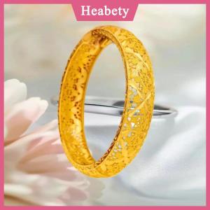 Heabety Phụ Nữ Quyến Rũ Vòng Đeo Tay Bangle Hollow-out Hoa Bangle Đối Trung Đông Việt Nam Wedding Bridal Trang Sức Quà Tặng