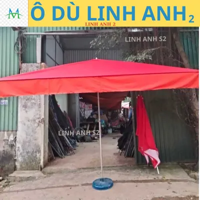 (Chưa đế)Ô dù chính tâm vuông che mưa che nắng 2MX2M5 2M3X2M7 2M5X3M vải bạt chống mưa nắng tốt