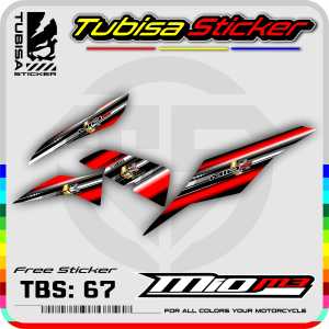 Sticker Striping Variasi Mio M3 - Stiker Striping Motor Mio M3 Desain Racing. TBS.67