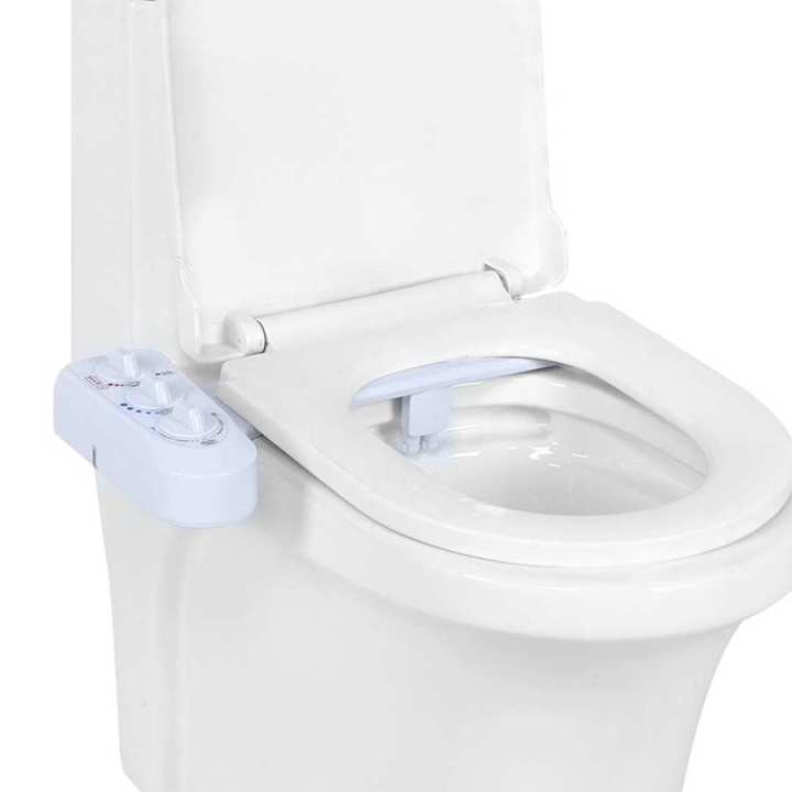 Toilet Seats Bidet NonElectric Cold Hot Water Bidets Sprayer w Double