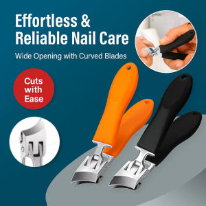 【Must-have For Ingrown Nails】Household Waterproof Large-angle Nail Clippers Durable Oblique Pointed Nail Clippers Splash-proof Nail Clippers For Manicure Nail Clippers For Thick And Hard Nails