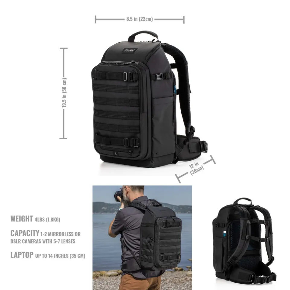 Tenba AXIS V2 20L BACKPACK – BLACK [637-754] / MULTICAM BLACK [637