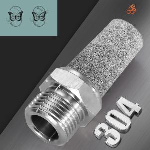 CGdailyToolsMix 304 Stainless steel Pneumatic Exhaust Muffler Air Compressor Noise Reducer Solenoid Valves Silencer