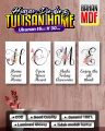Hiasan Dinding HOME Set 4pcs / WallDecor Aesthetic / Pajangan Aesthetic Paket 4in1 Hiasan Dinding Home / Dekorasi Rumah / Dekorasi Dinding / Hiasan Kamar / Poster Kayu / Wall Decor / Hiasan Pintu / Hiasan Minimalis / Hiasan Unik / Bingkai / Hiasan Ruangan. 