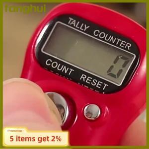 fanghui เข็มทิศแบบนับจำนวนนิ้ว LED อิเล็กทรอนิกส์แบบใช้มือถือนับจำนวนแบบคลิกเกอร์วงแหวนนับ