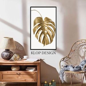 PREMIUM Ukuran Besar 30x40 cm Hiasan Dinding Monstera Glosy | MDF | Design Interrior | Aesthetic
