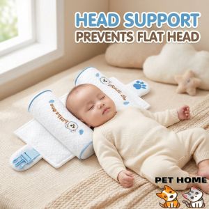 Pet Home-my Baby Head Shaping Pillow Newborn Infant Adjustable Soft Breathable Support Sleeping Nursery