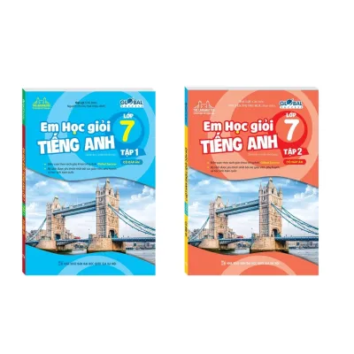 Sách - Combo 2c - GLOBAL SUCCESS - Em học giỏi tiếng anh lớp 7 trọn bộ (có đáp án)