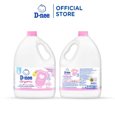 (GIÁ 1 CAN) Nước giặt D-nee cho trẻ sơ sinh mềm dịu thơm nhẹ không hư hại quần áo - Can 3000ml - 4 Hương thơm