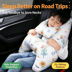 【COD】Upgraded Car Pillow | Extra Large & Thick | Plush Filling | Removable Inner Core | Car Pillow | Kids Car Travel Pillow | Car pillow for baby | Car Headrest Pillow | car pillow for kids | Travel Essential