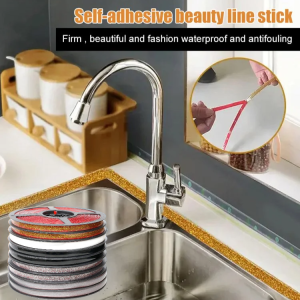 【Diskaun】Beautiful Seam Paste Beautiful Edge Strip Ceiling Background Wall Skirting Line Tampal Jahitan Cantik Garis Tepi Siling Latar Belakang Dinding Skirting Cantik带背胶美缝贴