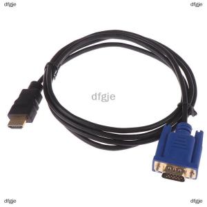 [COD] dfgje 1 Piece For HDTV HD LCD 1 1.5 3 5M 1080P HDMI-compatible To VGA Male Cable Adapter Lead For Connecting Computer TV Projectors FC