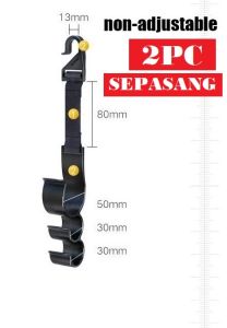 Car Umbrella Hook Holder Umbrella Storage Hook Hanger Headrest Hook Seat Umbrella Clip Hanging Car Trunk Bonnet Boot Truck Organizer Storage Car Hook Accessories Car Back Seat Organizer Storage Payung Cangkuk Bonet Kereta