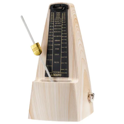 LEKATO Mechanical Metronome 5 Rhythm Accurate Track Beat Universal Metronome for Piano Guitar Ukulele Violin