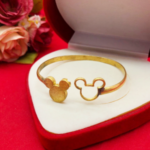 กำไล C ทองเหลือง ฉลุลายแฟชั่น ฟรีไซส์ ทองเหลืองโบราณ งานดิบ ไม่ได้ชุบ กำไลแฟชั่น พร้อมส่ง