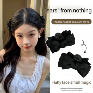 เครื่องประดับศีรษะ กิ๊บติดผม ซาติน แฟชั่นนิสต้า ถ่ายรูปเก็บไว้เป็นความทรงจำ ทรงผมคงที่