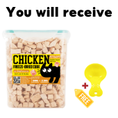 Pet Paradise Chicken Feast Delight 640g - High-Protein Freeze-Dried Cat Treats