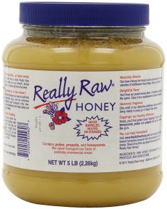 Really Raw Honey 5 LB 5 lbsAuthentic unprocessed from USA (2.26kg)
