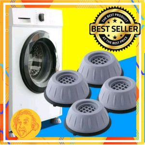4pcs Kaki Mesin Cuci Anti Getar Kaki Peredam Getar Mesin Cuci Kaki Penyangga Mesin Cuci by Einstein-Store
