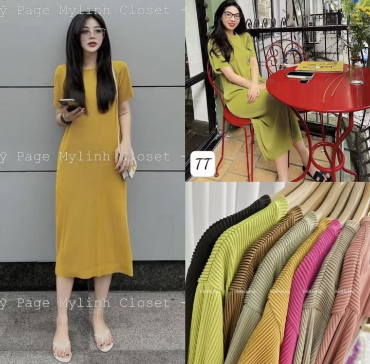 Váy Suông, Đầm Suông MK Tai Hồng From Rộng Dáng Dài Chất Nỉ PE Dầy Dặn |  Shopee Việt Nam
