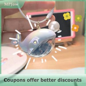 【MPJow】 Funny Dolphin Keychain With Liquid For Car Keys Kawaii Whale House Pendant Keyring Girls Handbag Key Chains Jewelry Gifts