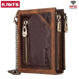 KAVIS Rfid 100% Genuine Leather Wallet: A Quality Choice for Men