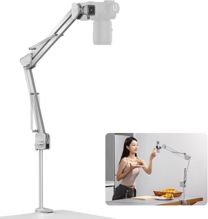 ULANZI TH04 Camera Overhead Tripod Mount, Flexible Microphone Boom