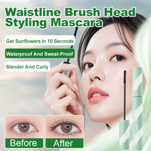 Volume Definition Micro Mascara Waterproof Mascara Lengthening Eyelash Fiber Filling Curling Natural Lengthening Smudge Free