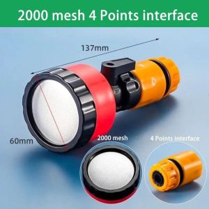 WildPioneer Garden Hose Spray Nozzle Mesh Head On Off Valve Adjustable Flow Leakproof Irrigation Watering Connector 1 2 3 4 1 Inch