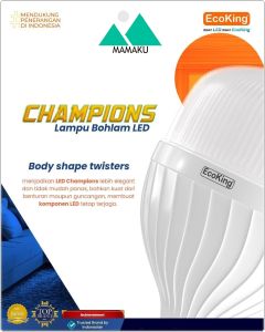 MAMAKU Lampu led bulb bohlam champion ecoking low voltage