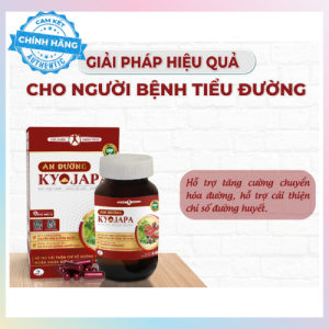 Hỗ trợ ổn định đường huyết AN ĐƯỜNG KYOJAPA Hộp 1 Chai 60 viên