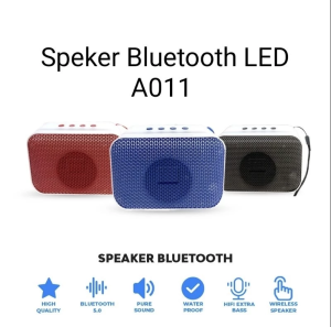 Bluetooth Speaker Portable A011 A012 Wireless Speaker Lampu LED