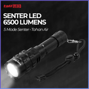 PENGIRIMAN CEPAT TaffLED Senter LED Torch Hunting Cree XM-L L2 6500 Lumens 701 / senter terang jarak jauh led zoom 6500 lumens tahan lama 24 jam buat berburu malam camping jombo cas anti air super besar baterai