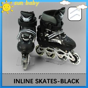 Adjustable Wheel Flash Children Inline Skates Roller Skate Outdoor Beginner and  Kid