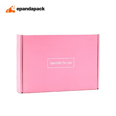 Smooth Coated Corrugated Mailer Box Colour Gift Packaging Box Kotak Parcel Pizza Box Hadiah Berwarna