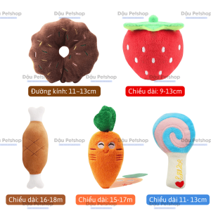 Đồ chơi nhồi bông phát ra tiếng bíp bíp cho thú cưng