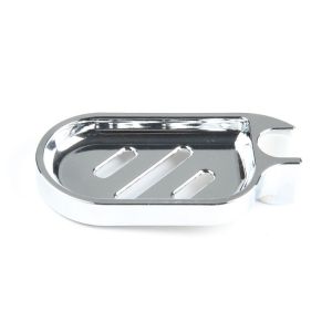 JIANZ รางฝักบัวปรับได้สบู่วางสบู่ในห้องน้ำกล่องสบู่ที่วางสบู่