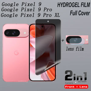 2in1 Privacy Screen Protectors for Google Pixel 9 Pro XL Google Pixel 9 Pro Google Pixel 9 Privacy Hydrogel Film and lens film Anti-peeding G2YBB GUR25 G1B60GR83Y GEC77 GWVK6GR83Y GEC77 GWVK6