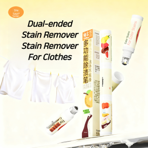 Multi Functional Double Ended Stain Remover Pen No Washing Required Quick Drying Instantly Removes Oil and Color Stains Compact and Portable Dry Cleaning Agent for Clothes急救便携双头去渍笔