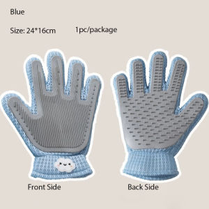 Cats Gloves Cats Floating Hair Pet Hair Removal Brush Dog Bathing Massage Comb Silicone Hair Removal Pet Supplies