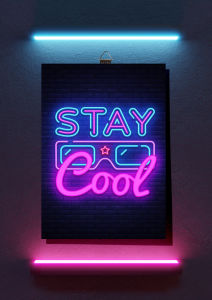 hiasan dinding neon poster kamar cowo
