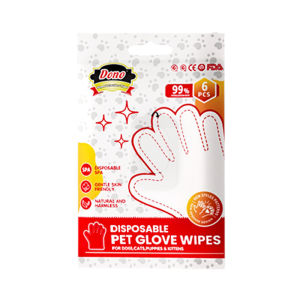 DONO Pet Grooming Glove Wipes for Dogs & Cats No Rinse Cleaning