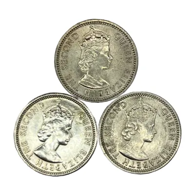 Malaya & British Borneo 10 Cents | Queen Elizabeth II / George V / George VI | High Grade