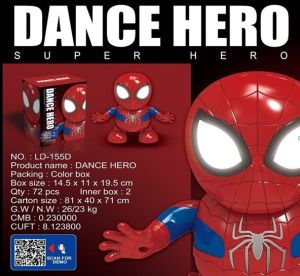Kids Dancing Avenger Robots Dance Heroes Superheroes Spider Man Hulk Classic Fun Childrens Toys Boys Rhythm Gifts