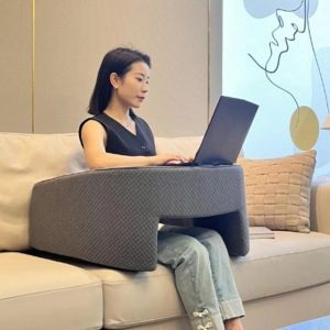 KENAIDOO Extra Large Book Reading Pillow High Density Sponge with Storage Bag Arm Rest Pillow Multi Functional Comfortable Bed Rest Pillow For Gaming Reading Working